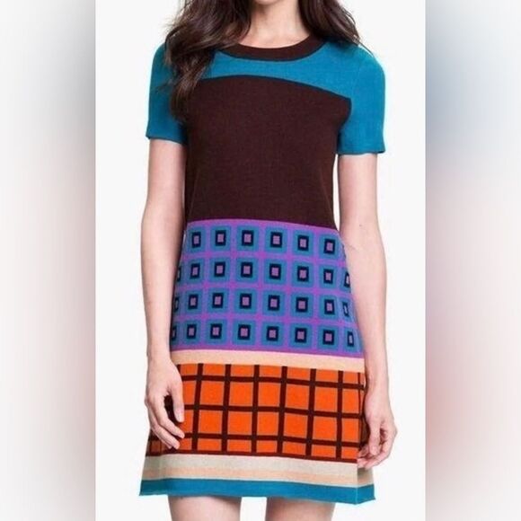 Vtg Resort KATE SPADE Freyda Wool Cashmere Short Sleeve Sweater Shift Dress S - Picture 3 of 7